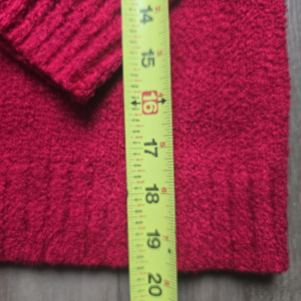 Pierre Cardin Vibrant Red Turtleneck Sweater - Picture 4 of 6